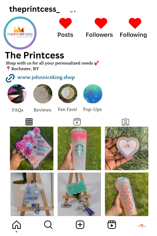 instagram (IG) inspired viral business cards