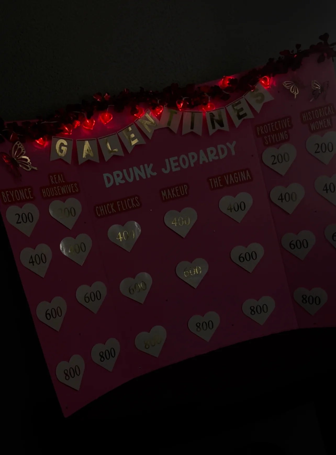 Galentine’s day Drunk Jeopardy Digital Questions