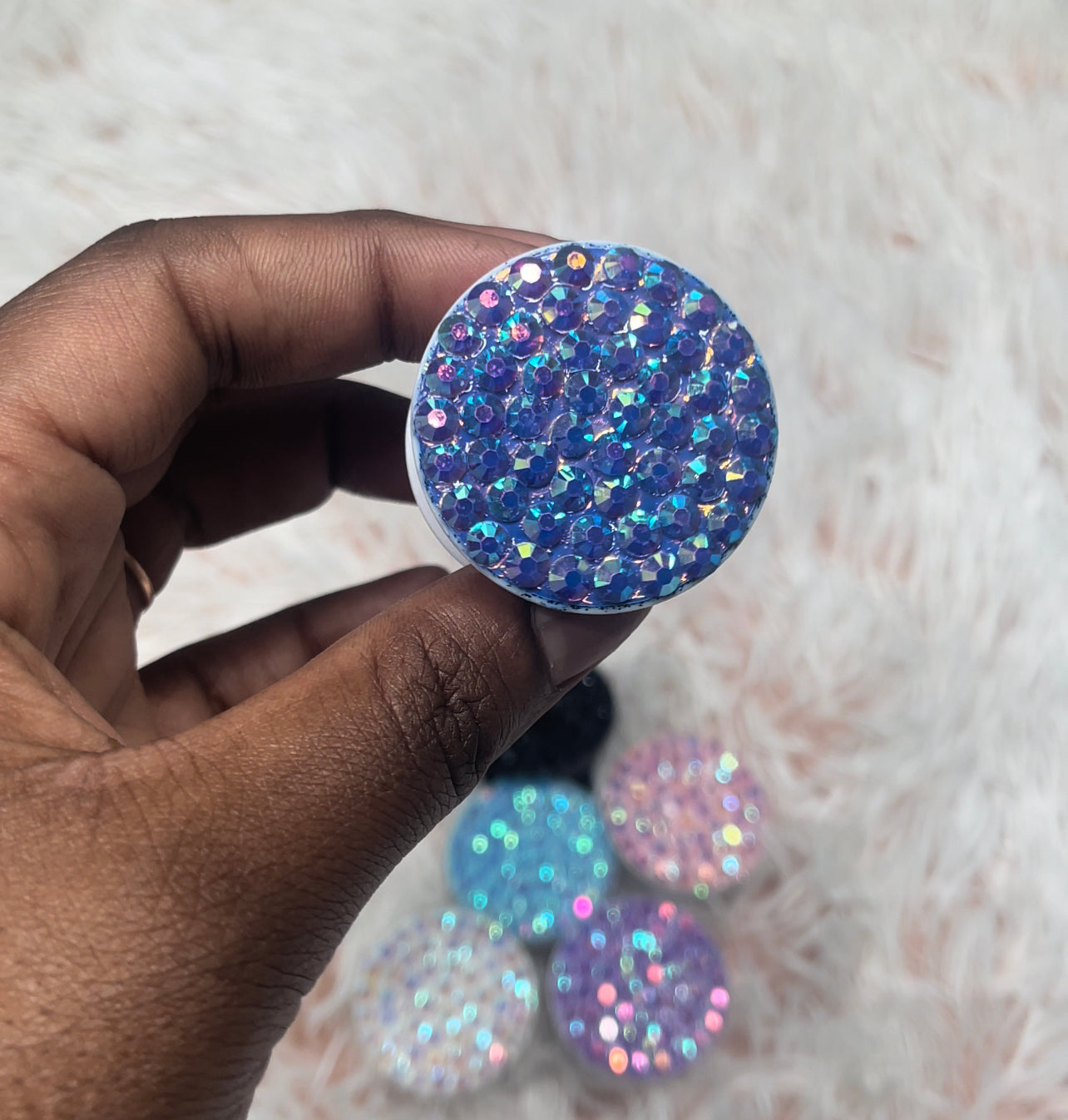 Bling phone grip