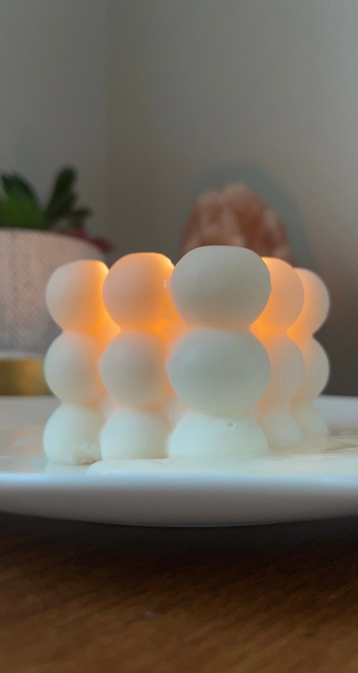 100% soy candle vegan candle bubble candle
