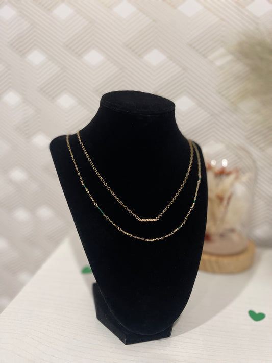 Handmade dainty gold filled Morse code necklace jewelry 