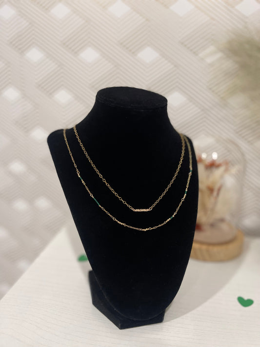 Handmade dainty gold filled Morse code necklace jewelry 