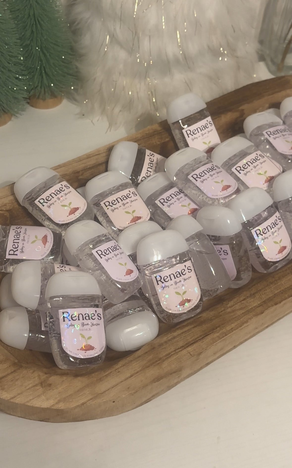 Custom hand sanitizer For events like baby showers, corporate Parties and weddings 