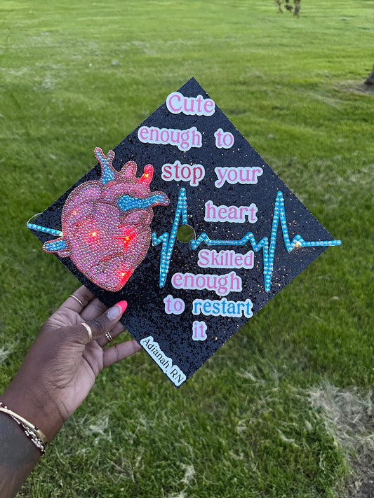 Grad cap topper
