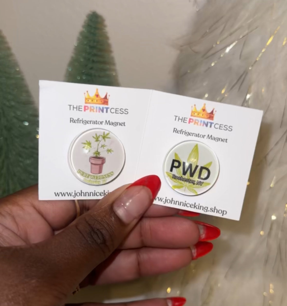  Custom Refrigerator magnets favors 