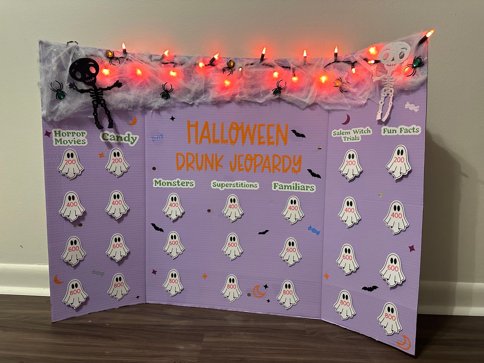 Halloween drunk jeopardy Halloween party drinking game ideas 