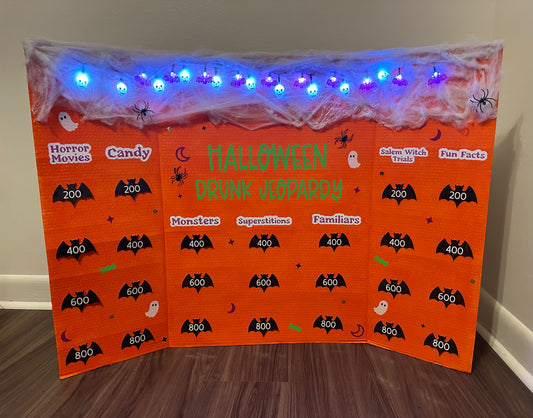 Halloween Drunk Jeopardy digital  questions