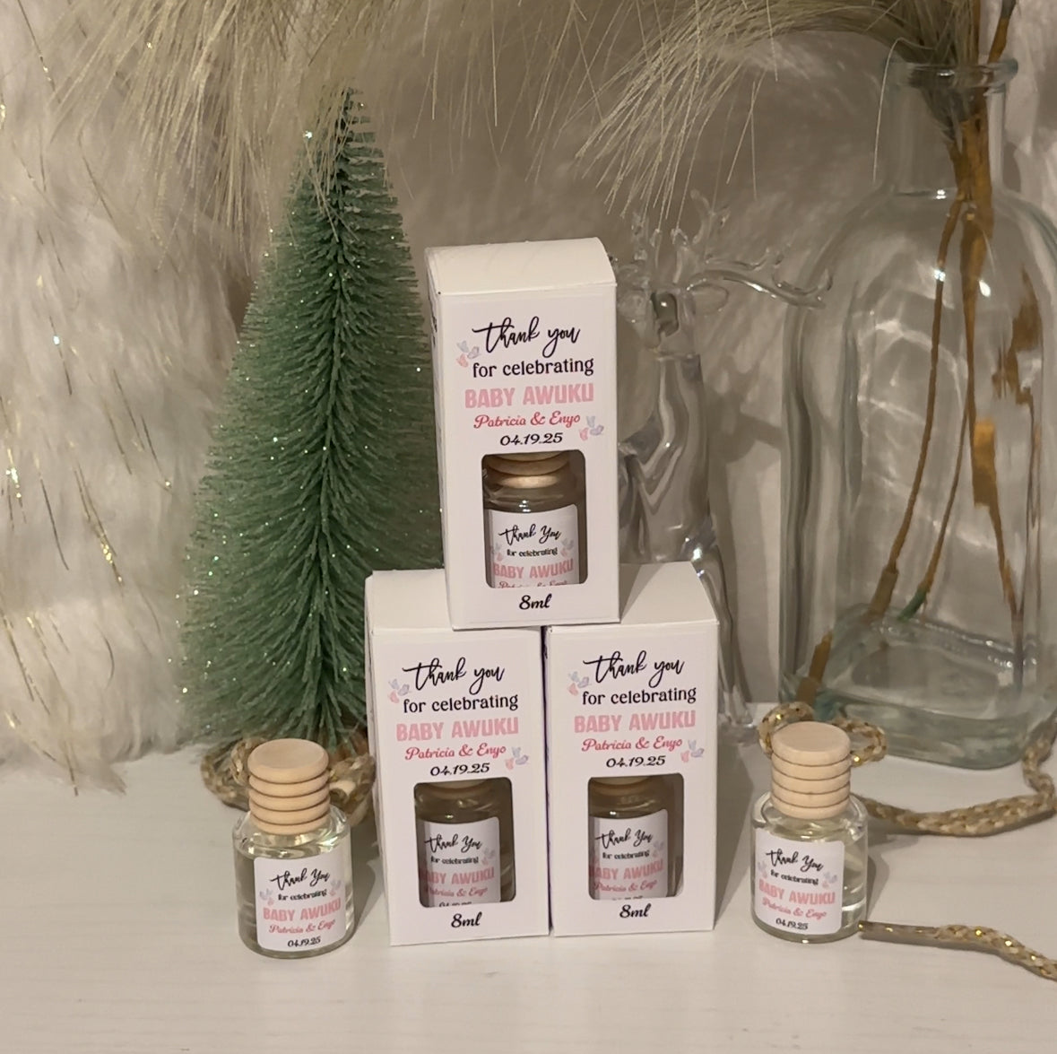 Custom 8 ml car air freshener scent diffuser