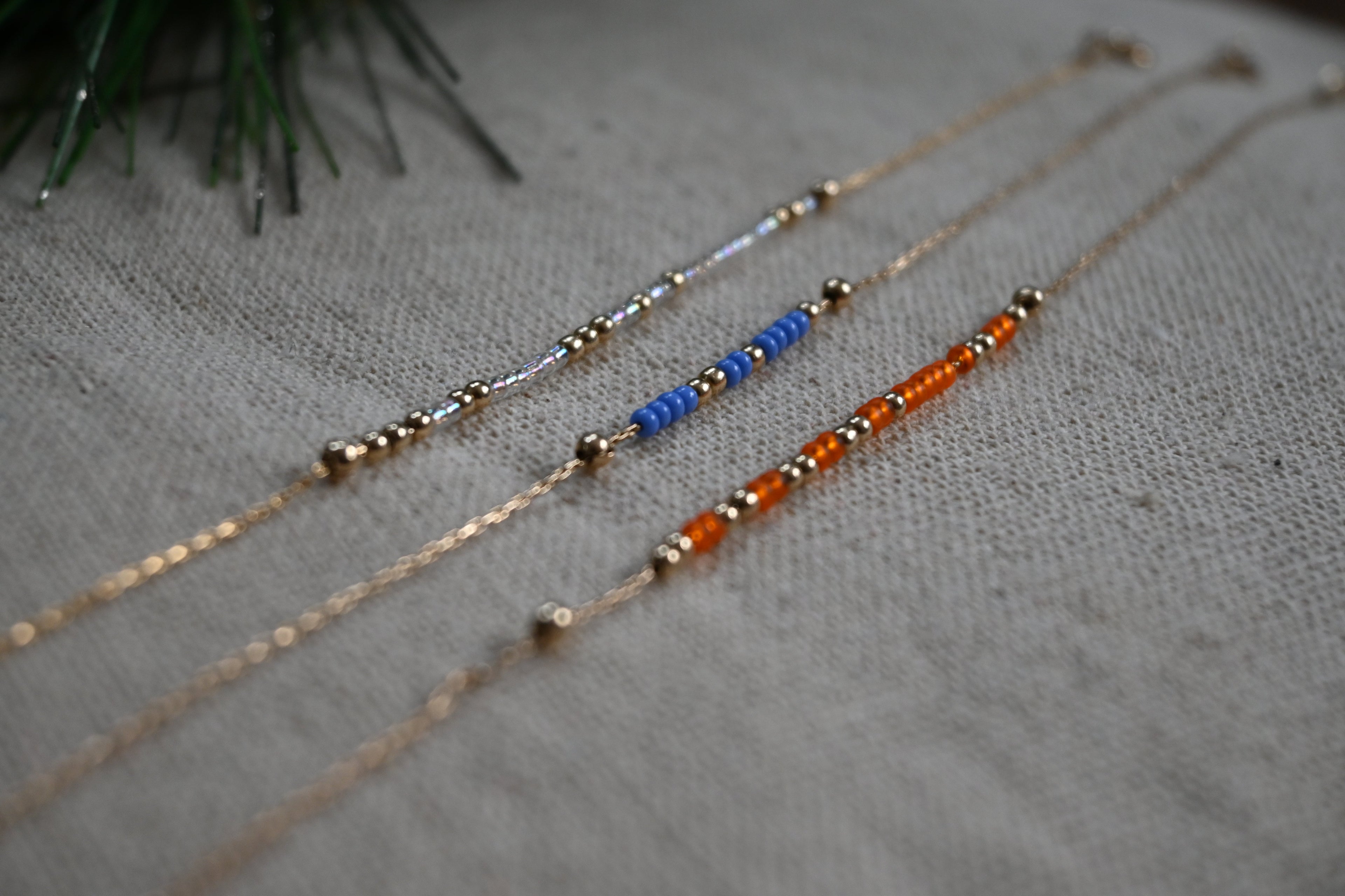 Birthstone more code gold filled dainty jewelry 