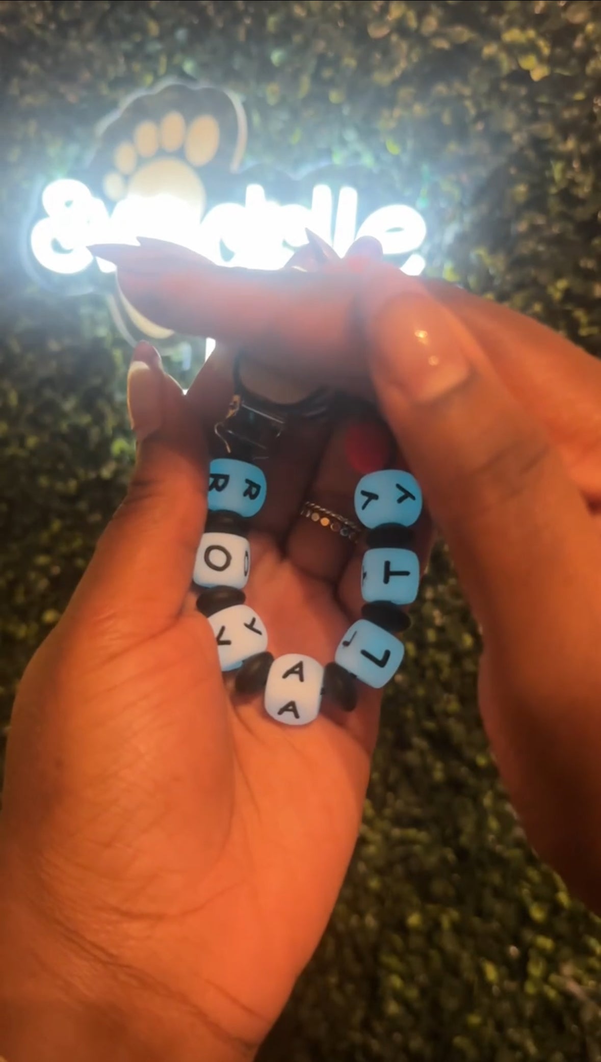 Custom pacifier bib clip