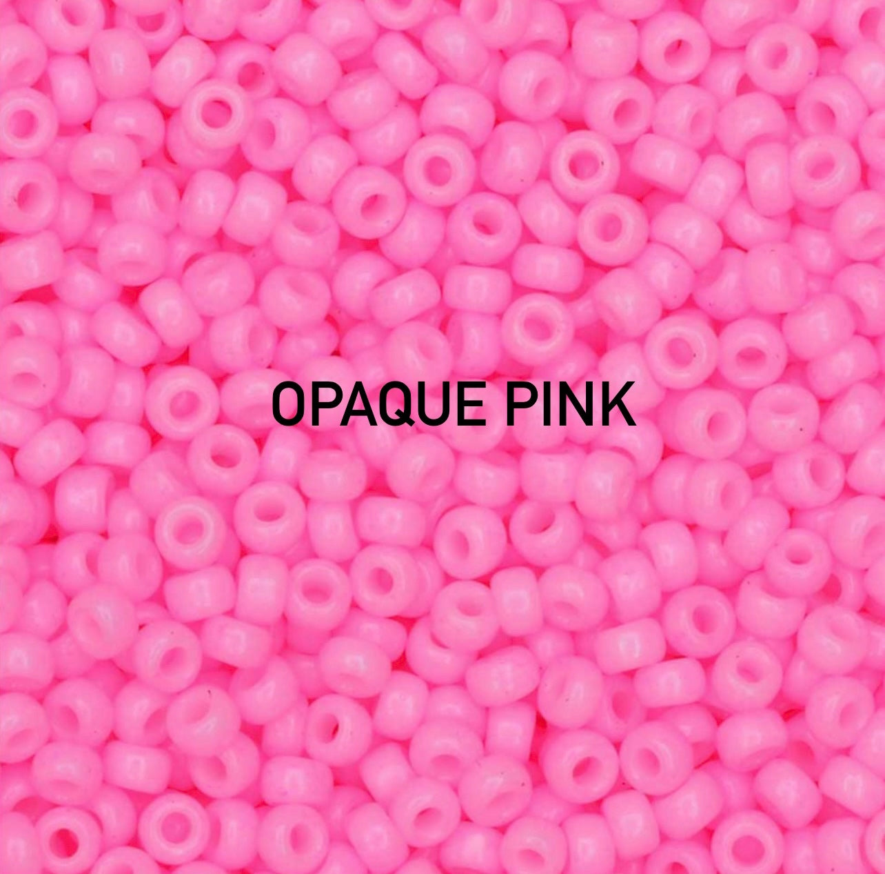 pink czech miyuki beads