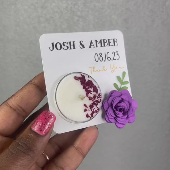 tealight candle wedding or party favor favors 