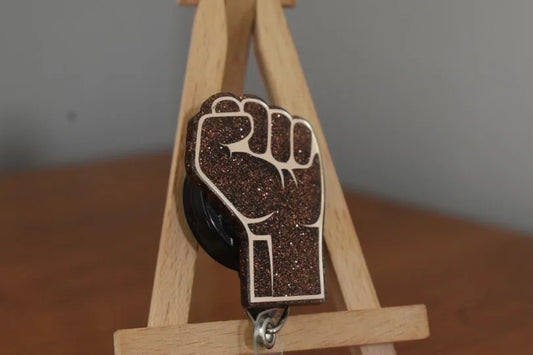 BLM fist badge