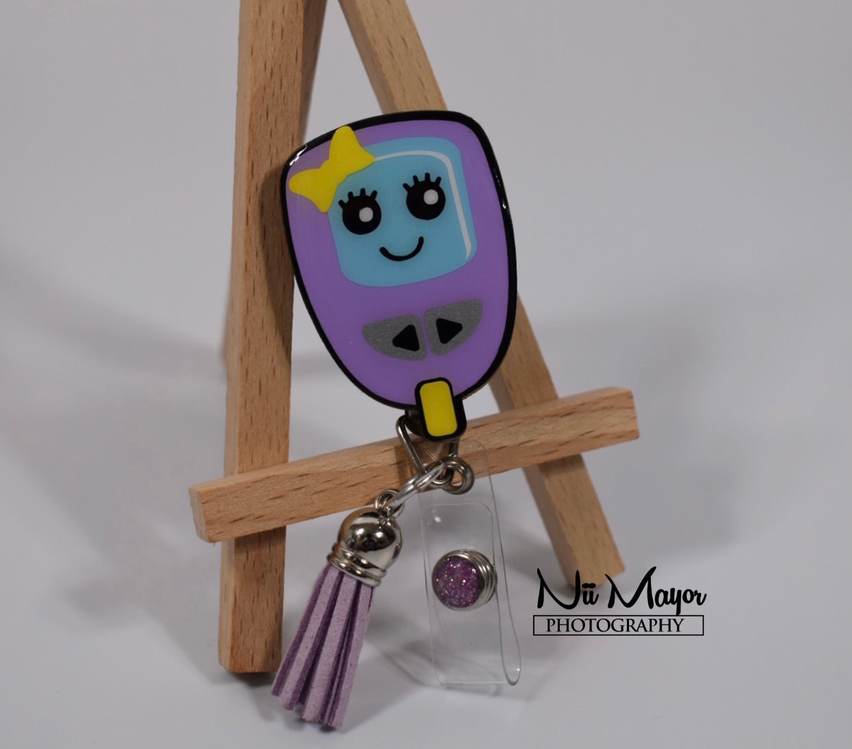 Glucose meter badge