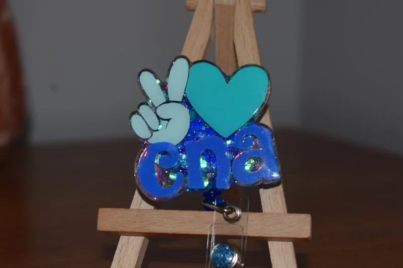 Peace, love, CNA badge
